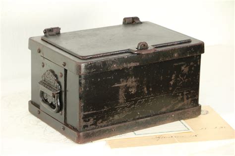 antique steel strong box|old railroad safes for sale.